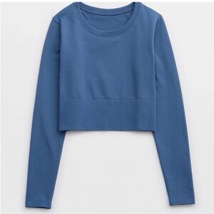 Offline by Aerie Seamless Cropped Long Sleeve size medium